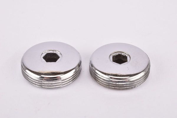 Shimano Deore / Deore II #FC-MT60 chrom crank set dust caps #172-2000 from the 1980s