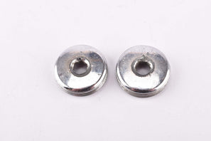 Shimano New 600 EX #FC-6207 / #FC-6208 chrom crank set dust caps #144-2001 from the 1980s
