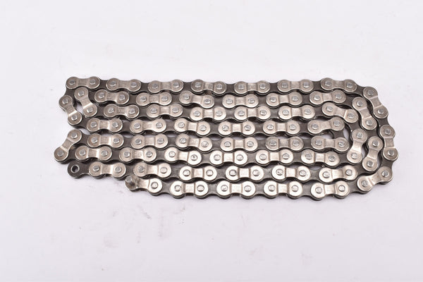 Shimano Uniglide UG silver (nickel) chain in 1/2" x 3/32" with 114 links from the 1970s - 1980s