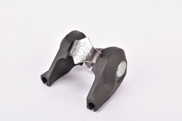 Simplex Twin tunnel #3594 L clamp-on downtube double gear cable guide / casing stop clip from the 1970s - 1980s