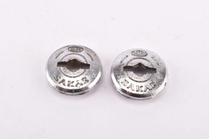 SR Sakae Ringyo chromed metal crank Dust Cap