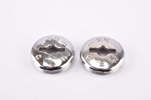 SR Sakae Ringyo CSH chromed metal crank Dust Cap