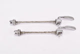 SunShine / Sansin Pro-Am, Gyromaster and Regular (Suntour VX) quick release set, front and rear Skewer for 100 / 120 mm from the 1970s - 1980s