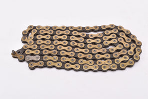 Union Rennkette Schaltungskette #259 special plated golden Chain in 1/2" x 3/32" with 108 links