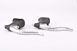Universal Mod. 125 drilled non aero Brake Lever Set with black hoods from the 1970s