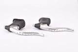 Universal Mod. 125 drilled non aero Brake Lever Set with black hoods from the 1970s