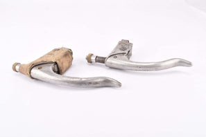 Universal Mod. 51 half opened back pointy end Fausto Coppi Style non aero Brake Lever Set from the 1950s