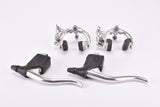 Universal Super mod. 68 Corsa single pivot brake calipers and mod. 61 Brake levers with black hoods from the 1960s - 1970s