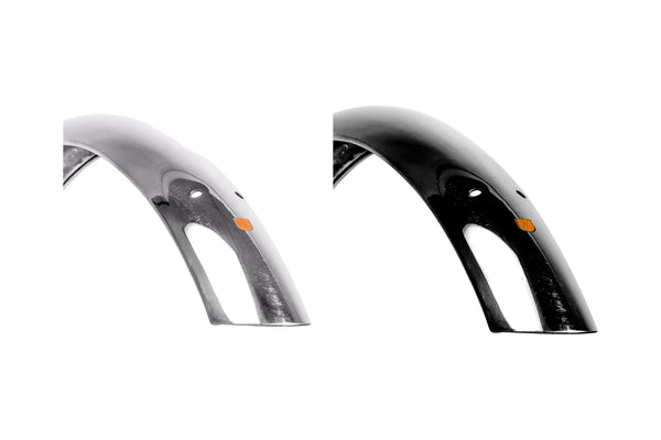 VeloOrange 26 Smooth Fenders, 60mm - Silver and Black