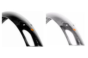VeloOrange 700c Smooth Fenders, 55mm, Silver, Black