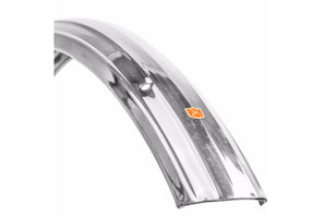 VeloOrange 700c Zeppelin Fenders, 52mm - Silver and Black