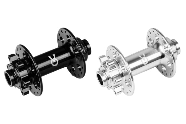 VeloOrange Chronos Front Disc Hub, Silver and Black
