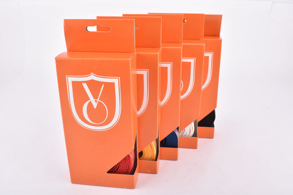 VeloOrange Comfy Cotton Bar Tape in black, white, yellow, blue, red