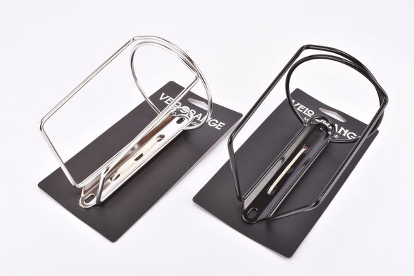 VeloOrange Mojave Water Bottle Cage, Silver and Black