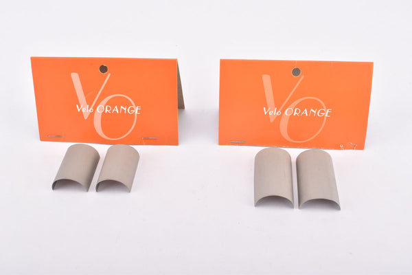 VeloOrange Stainless Steel Handlebar Shims, 26.0-25.4mm (Two Piece), silver