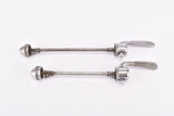 Very rare, very early Shimano #H710 / #H810 quick release set, front and rear Skewer for 100 / 124 mm from the 1960s - 1970s
