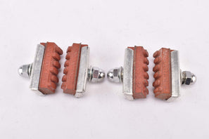 Weinmann Brev. red 6-dot replacement brake pad set (4 pcs)