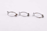 Weinmann clamp on top tube brake cable guide clip set
