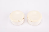 White Benotto Cello Panto handlebar Barend end plugs