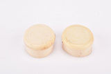 White Cinelli Milano handlebar end plugs form the 1960s