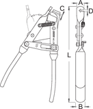 Unior Cable puller pliers with lock #1642.1/2P N10