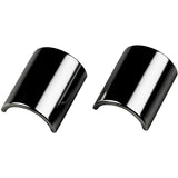 VeloOrange Alloy Handlebar Shims for 31.8 to 26.0mm (Two Piece), silver and black