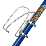 VeloOrange Hinged Water Bottle Cage Clamps in 28.6 or 31.8, Silver, Black