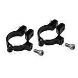 VeloOrange Hinged Water Bottle Cage Clamps in 28.6 or 31.8, Silver, Black
