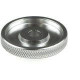 VeloOrange Knurled Stem Cap, Silver and Black