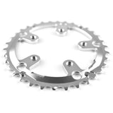 VeloOrange Grand Cru Middle Chainring for GC Triple Crankset, 34 teeth, 110 BCD, Silver