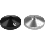 VeloOrange Knurled Stem Cap, Silver and Black