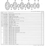 NOS Shimano Dura-Ace #CS-7400-6 6-speed Cog threaded on inside (#BC32), Uniglide  (UG) Cassette Top Sprocket with 13 teeth from the 1980s - 1990s