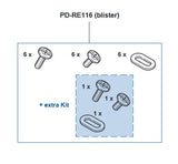 NOS/NIB Campagnolo Record #PD-RE116 Pro Fit Screws for Pedals Set from the 2000s