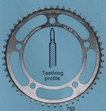 NOS Campagnolo Record #753 Chainring with 54 teeth and 151 BCD from the 1950s - 60s