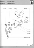 NEW Campagnolo C-Record / Record / Chorus / Athena / Veloce / Avanti / Stratos black aero brake lever rubber Hood #BL-RE001 (#BL-RE500) from the 1990s / 2000s