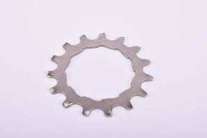 NOS Shimano Dura-Ace #MF-7400-5 5-speed Cog, Uniglide (UG) Freewheel Sprocket with 15 teeth from the 1980s - 1990s