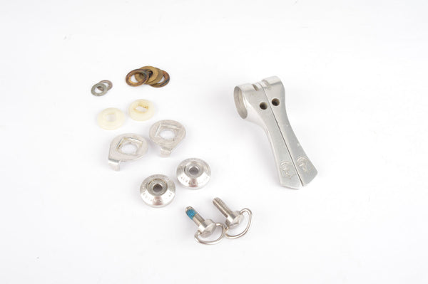 Campagnolo C-Record (friction) braze-on downtube gear shifter set from the 1980s