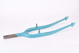 NOS 28" Turquoise Trekking Steel Fork with Eyelets for Fenders and Rack