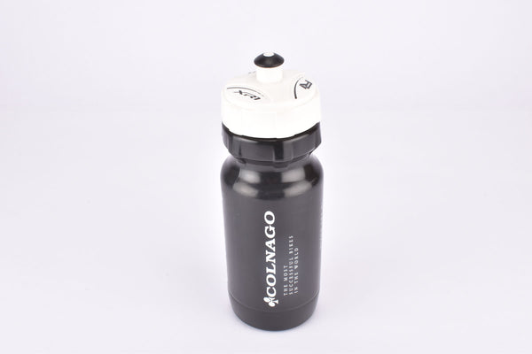 NOS Black and white Colnago (vintage) water bottle produced by RaceOne (R1 / XR1)