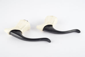 NOS Modolo Corsa Brake Lever Set with white hoods and black Lever Blade from the 1980s