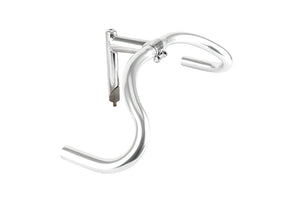 3ttt 90 degree Chromix Stem (90-130mm, 25.4 clamp) / Randonneur Handlebars (440mm, 25.4 clamp)