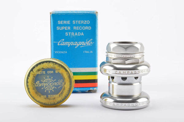 NEW Campagnolo #4041 Super Record Strada Headset with french threading from the 70-80s NOS/NIB