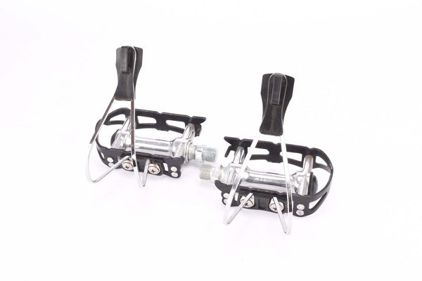 NOS Gipiemme Sprint #300SA Pedal Set with toe clips from the 1970s - 1980s