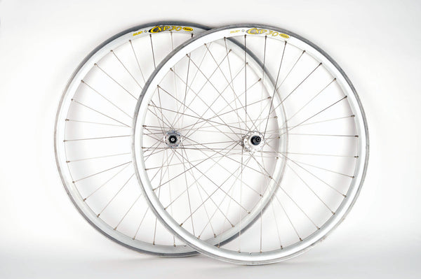 Wheelset with Mavic CPX 30 SUP Tubular rims and Mavic 501/571 hubs from 1990s