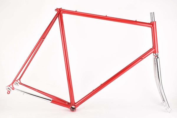 NOS red Romani frame in 63.0 cm (c-t) / 61.5 cm (c-c)