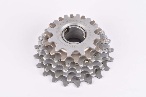 Campagnolo Super Record 7 speed Aluminium/Steel Freewheel with 12-21 teeth and italian thead from the 1980s