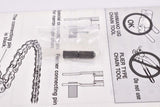 NOS/NIB Shimano Deore XT (XTR) #CN-HG90 (2-0631140257) Hyperglide (HG) Narrow Type Chain in 1/2" x 3/32" with 114 links from the 1990s