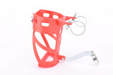 NOS REG  #230 red water bottle cage for handlebar mount from the 1950s - 1960s