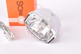 NOS/NIB Phos Iluminazione Proiettore Ciclo front Headlamp #650.82 in 60x45mm for stem mount from the 1970s - 1980s