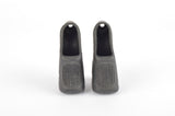 NOS Campagnolo Super Record / Record / Gran Sport black brake lever hoods with shieldlogo